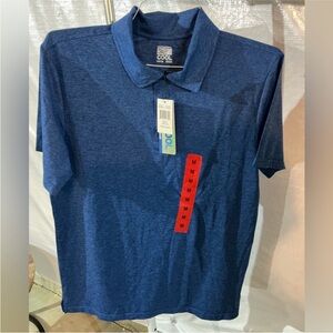 32 Degrees Blue Polo Shirt Soft Short-Sleeve